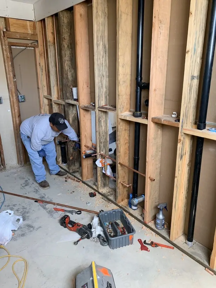 Commercial rough-in plumbing for Water Heater Replacement in Weirtown